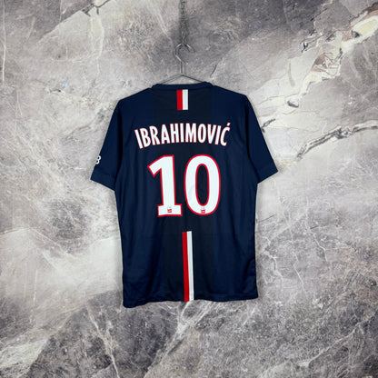 Paris Saint-Germain 2014-2015 Home Jersey — Ibrahimović #10 M