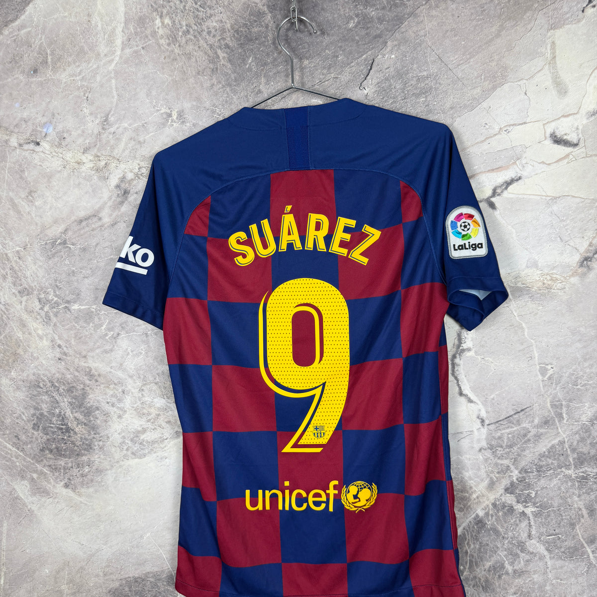 Barcelona 2019-2020 Home Jersey — Suárez #9 S