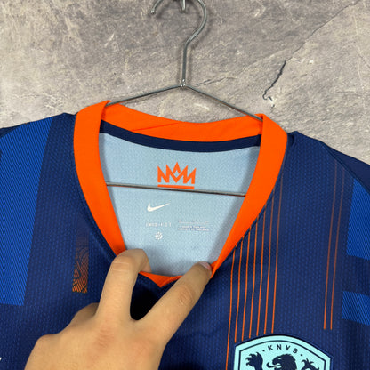 Netherlands 2024-2025 Away Jersey — Virgil #4 XL