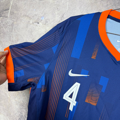 Netherlands 2024-2025 Away Jersey — Virgil #4 XL