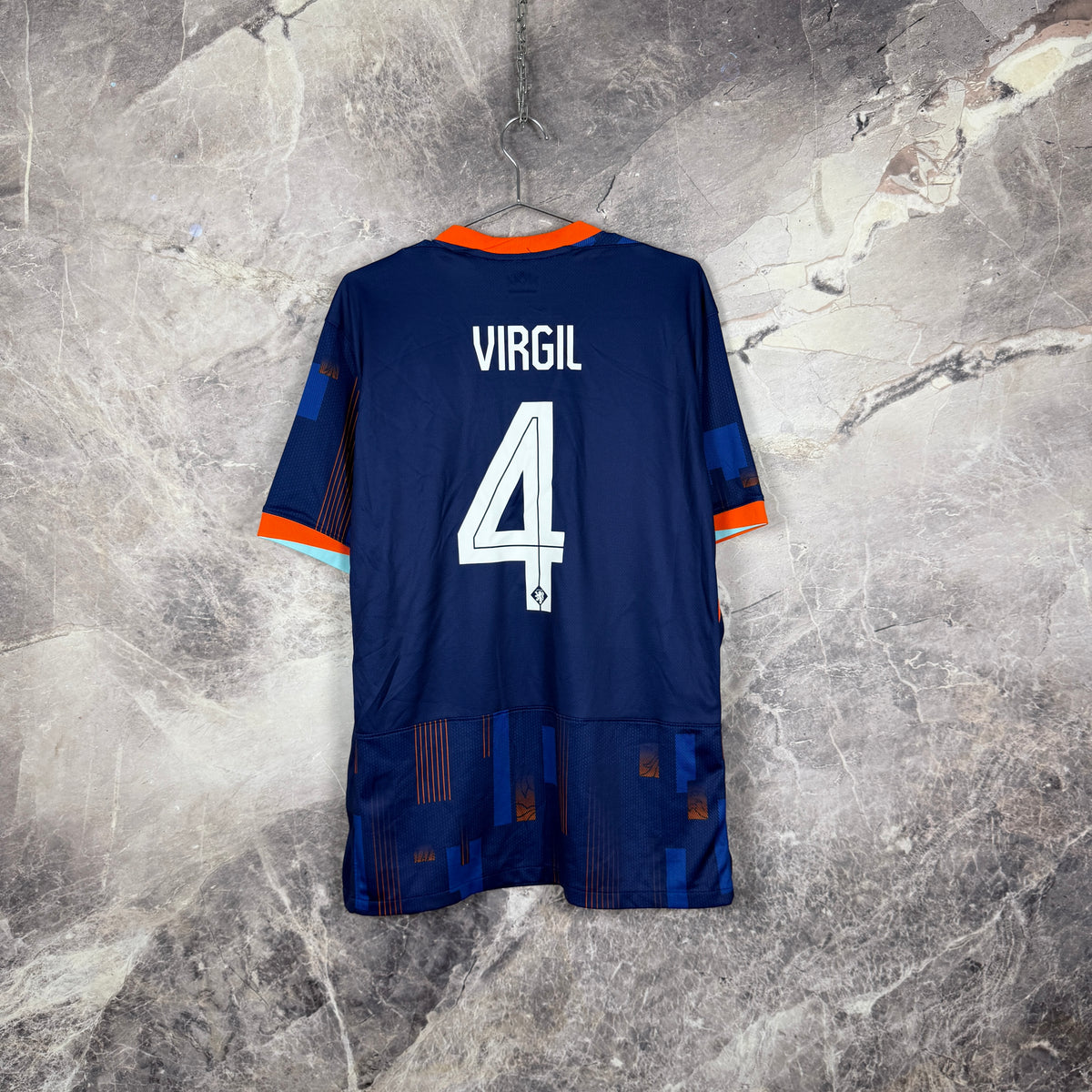 Netherlands 2024-2025 Away Jersey — Virgil #4 XL