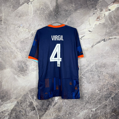 Netherlands 2024-2025 Away Jersey — Virgil #4 XL