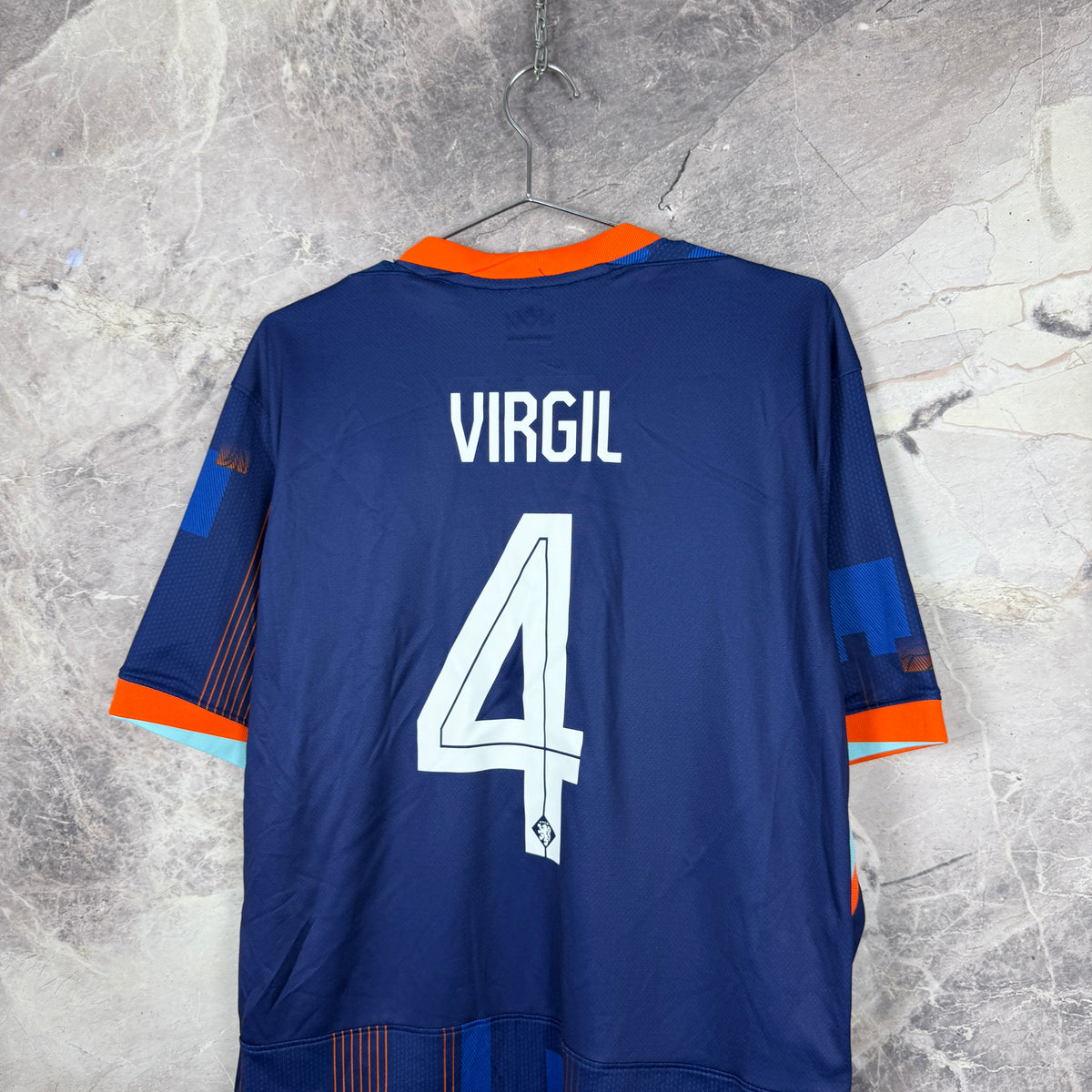 Netherlands 2024-2025 Away Jersey — Virgil #4 XL
