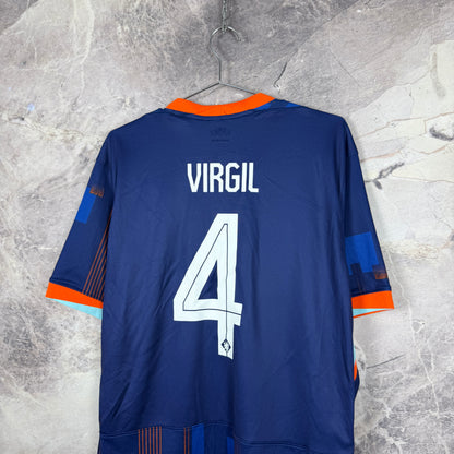 Netherlands 2024-2025 Away Jersey — Virgil #4 XL
