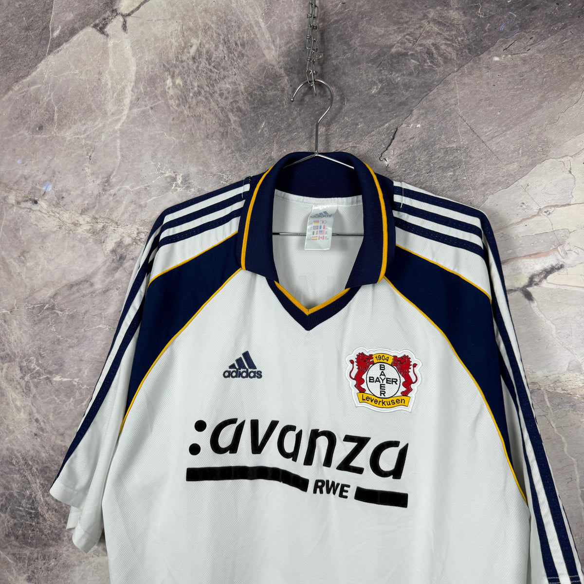 Bayer Leverkusen 2000-2001 Away Jersey — Ballack #13 2XL