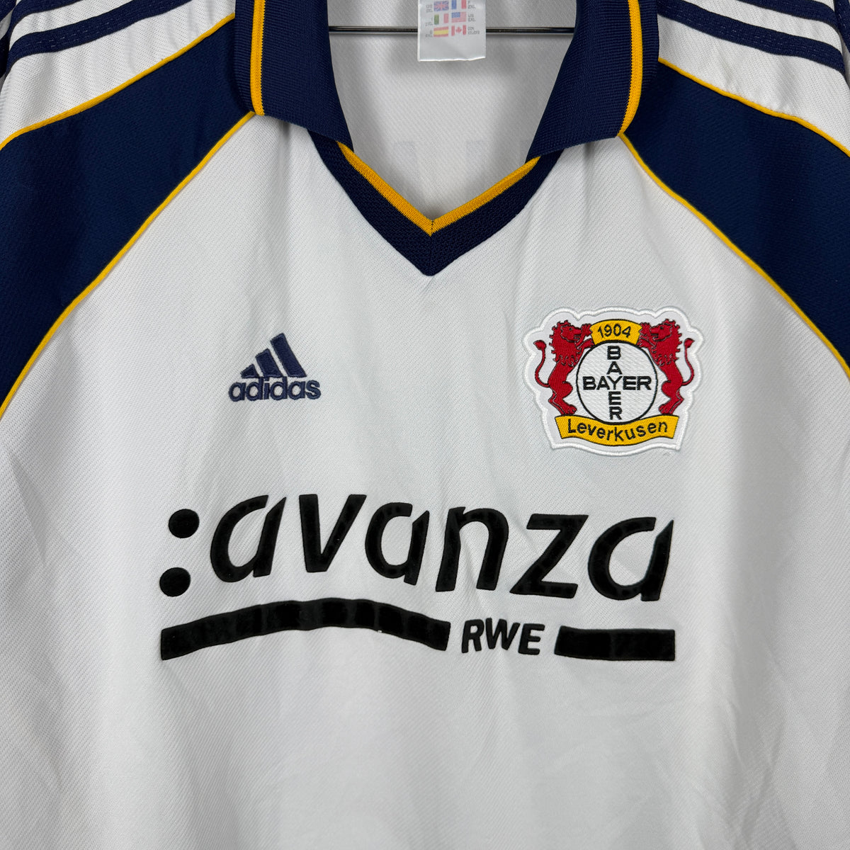 Bayer Leverkusen 2000-2001 Away Jersey — Ballack #13 2XL