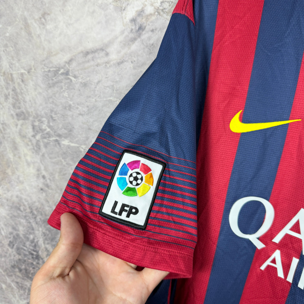Barcelona 2013-2014 Home Jersey — Messi #10 XL