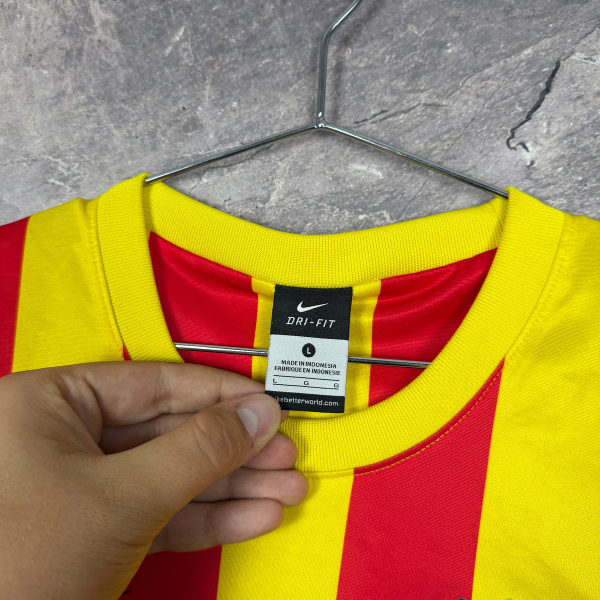 Barcelona 2013-2014 Away Jersey — Neymar Jr #11 L