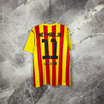 Barcelona 2013-2014 Away Jersey — Neymar Jr #11 L