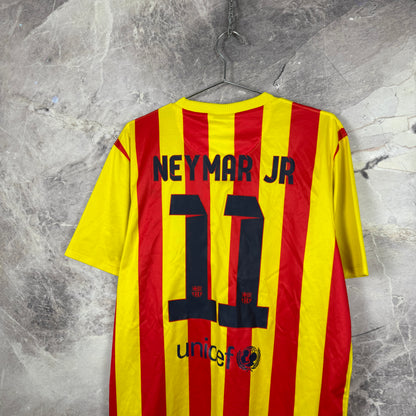 Barcelona 2013-2014 Away Jersey — Neymar Jr #11 L
