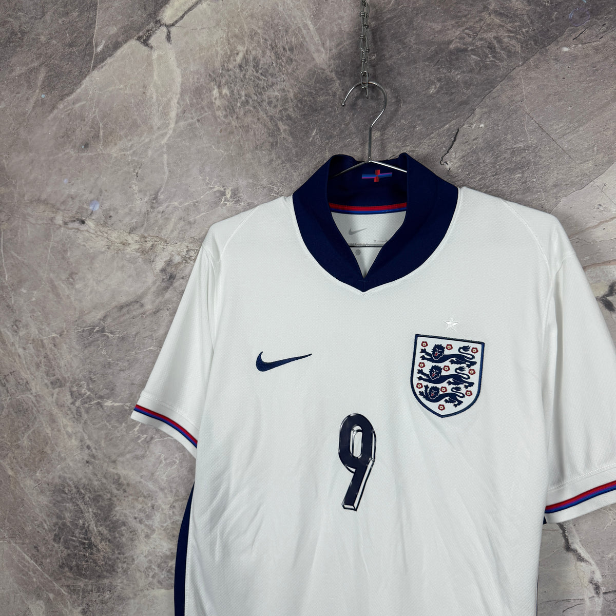 England 2024-2025 Home Jersey — Kane #9 M