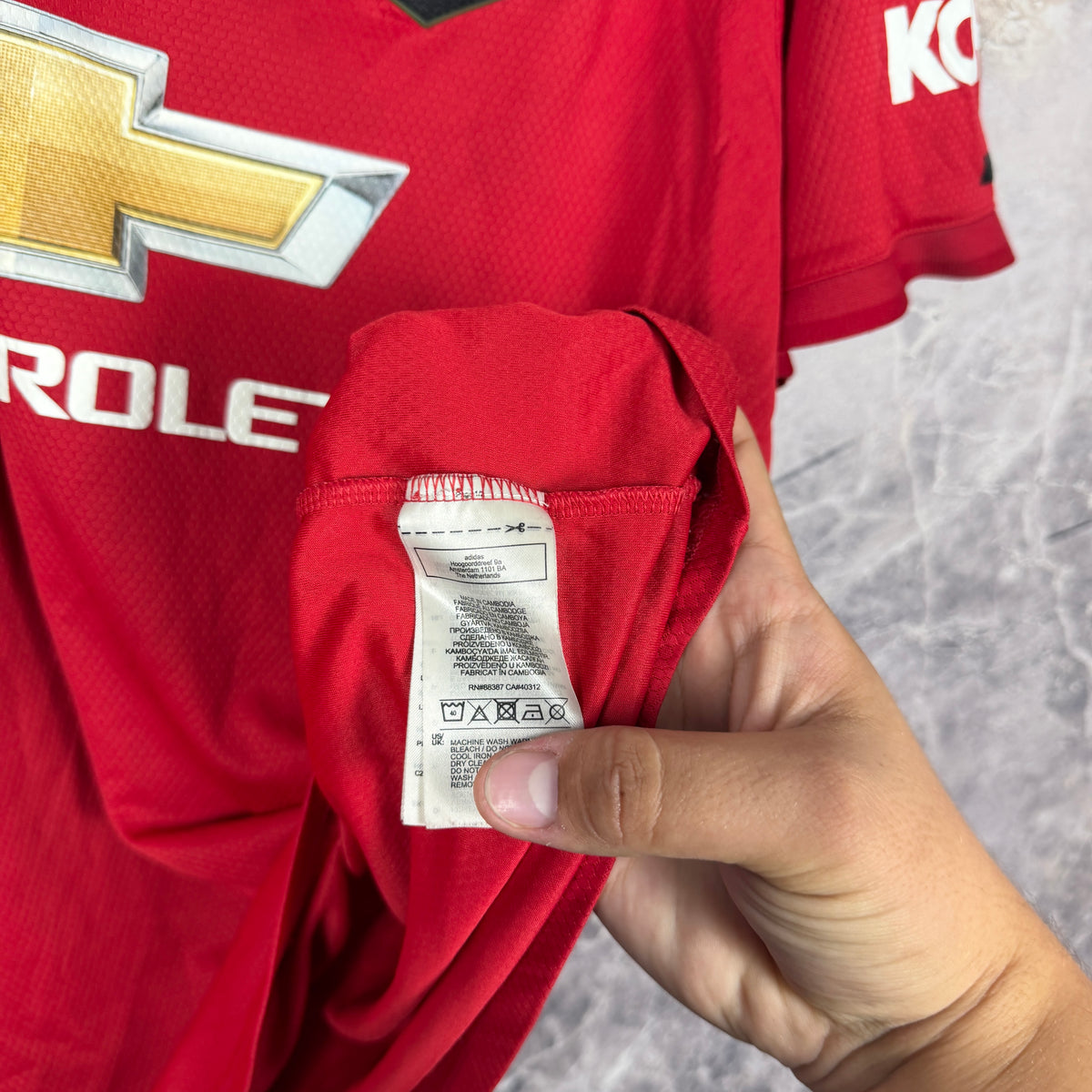 Manchester United 2019-2020 Home Jersey — B. Fernandes #18 2XL