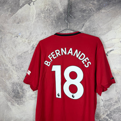 Manchester United 2019-2020 Home Jersey — B. Fernandes #18 2XL
