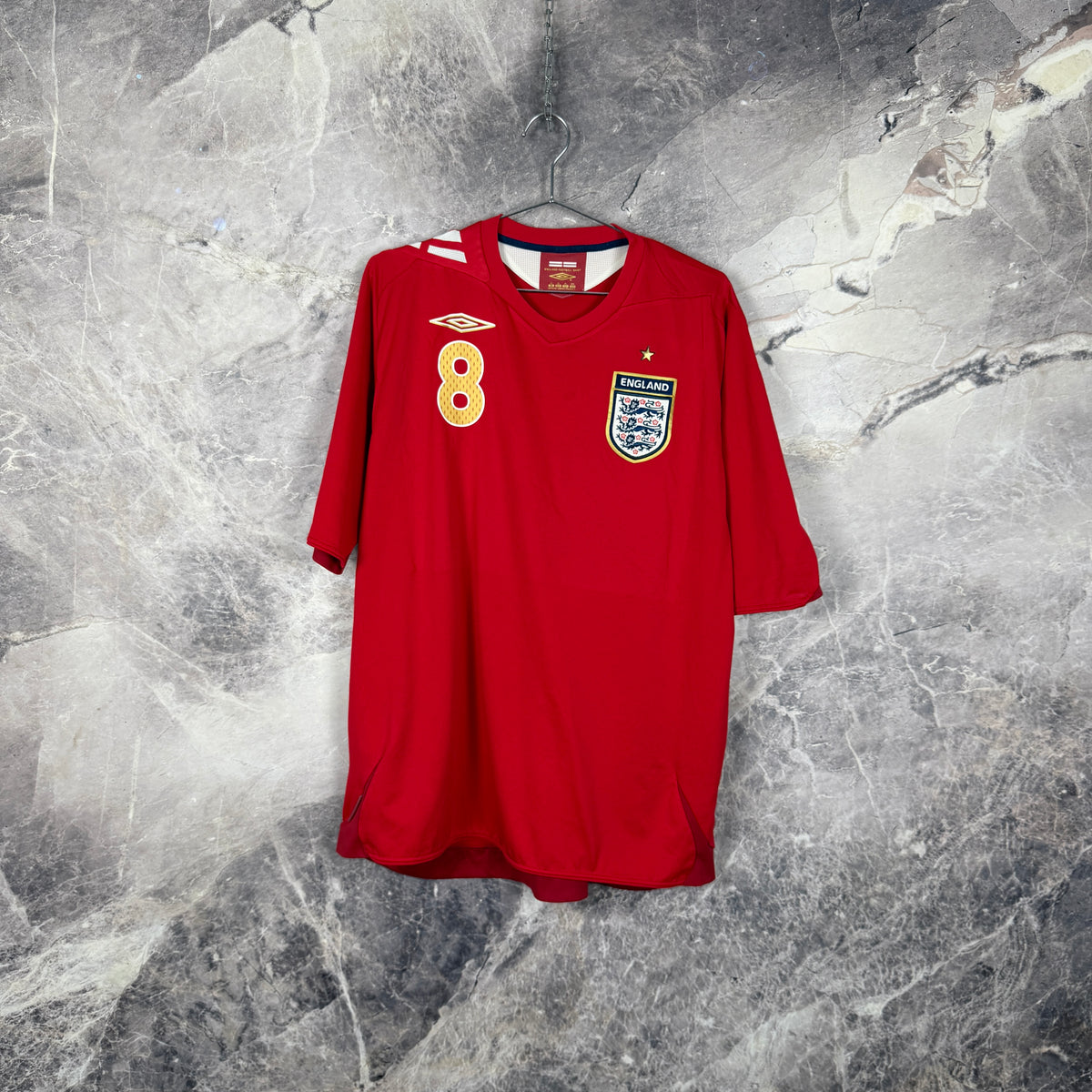 England 2006-2008 Away Jersey — Lampard #8 XL