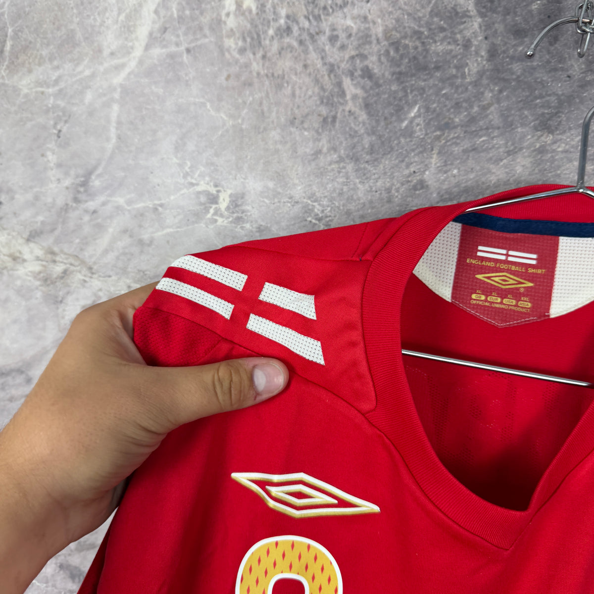 England 2006-2008 Away Jersey — Lampard #8 XL