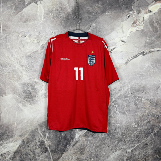England 2004-2006 Away Jersey — Lampard #11 XL