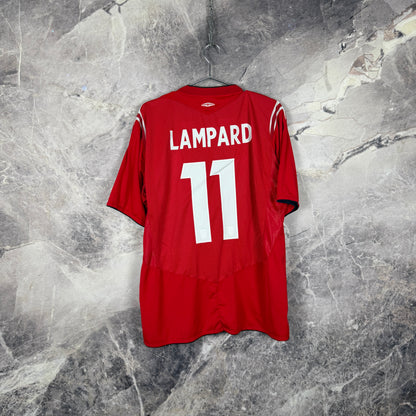 England 2004-2006 Away Jersey — Lampard #11 XL