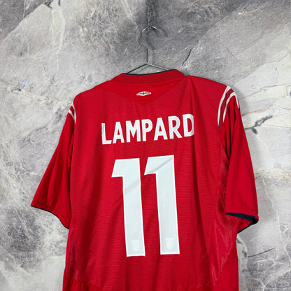 England 2004-2006 Away Jersey — Lampard #11 XL