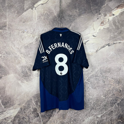 Manchester United 2024-2025 Away Jersey — B. Fernandes #8 2XL