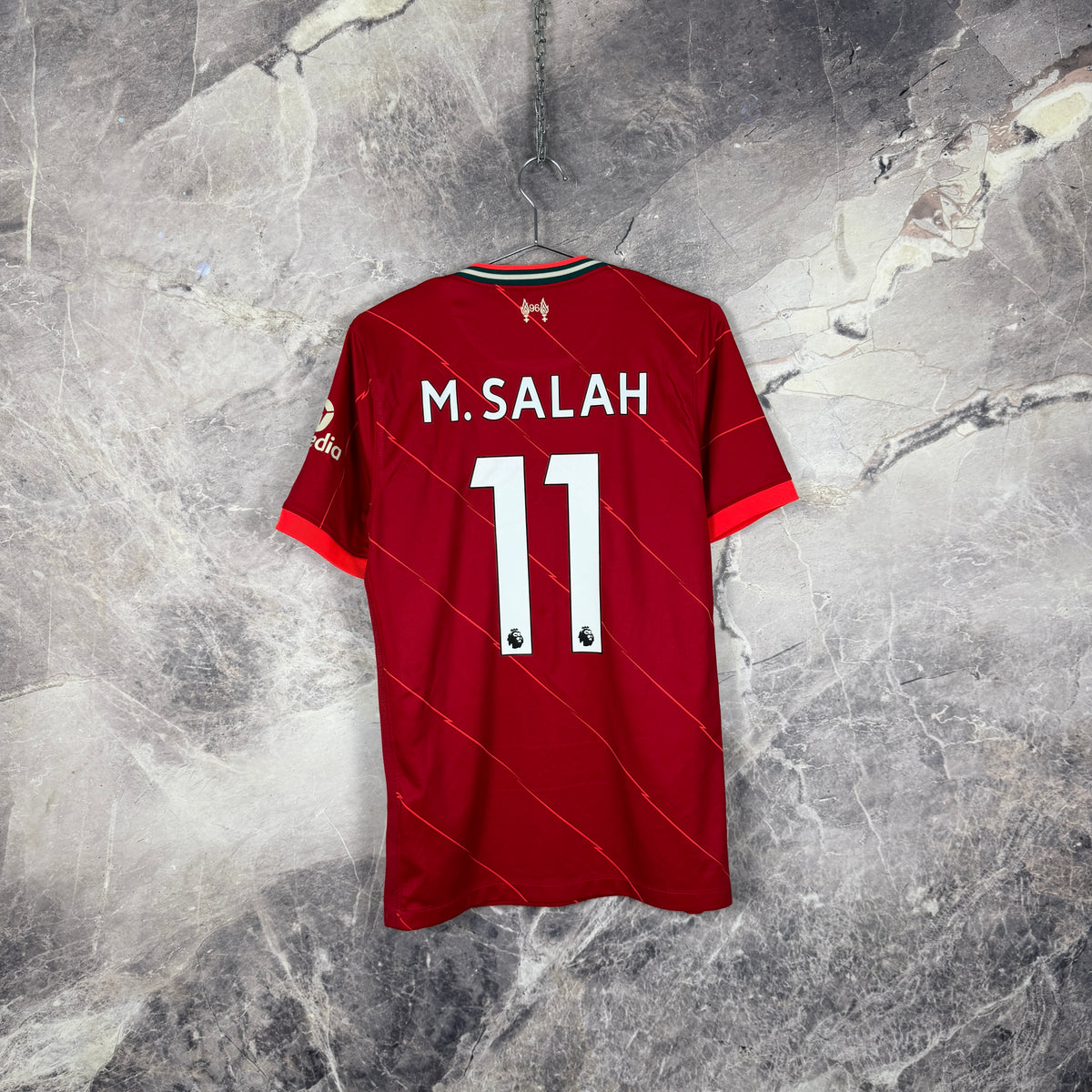 Liverpool 2021-2022 Home Jersey — M. Salah #11 S