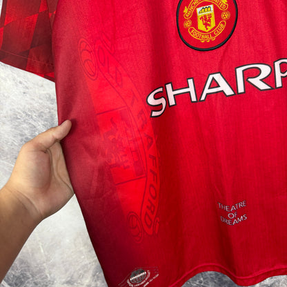 Manchester United 1996-1998 Home Jersey — Beckham #10 L