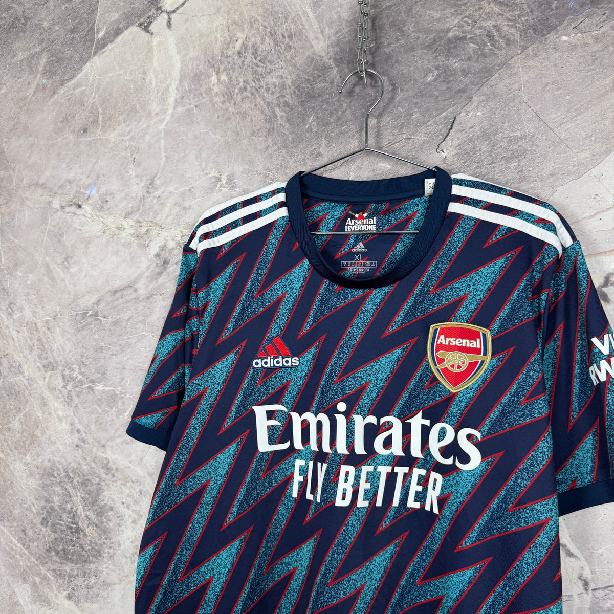 Arsenal 2021-2022 Third Jersey — Ødegaard #8 XL