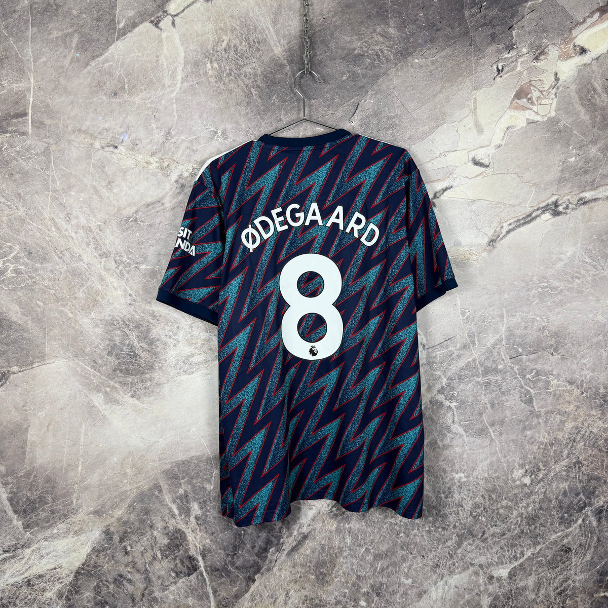 Arsenal 2021-2022 Third Jersey — Ødegaard #8 XL