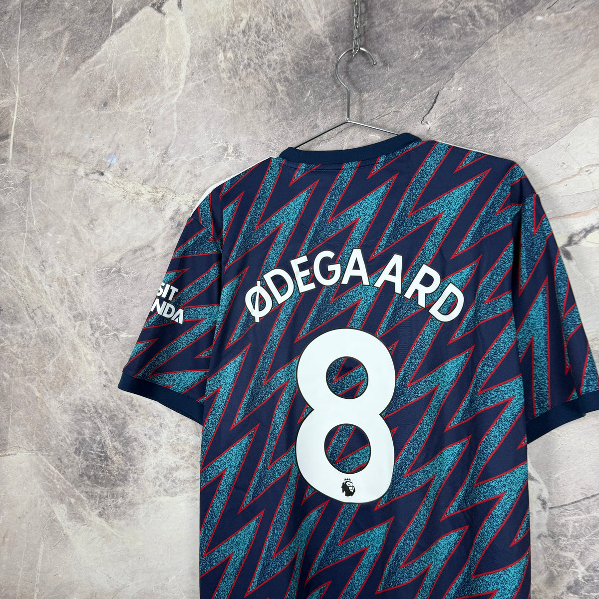 Arsenal 2021-2022 Third Jersey — Ødegaard #8 XL