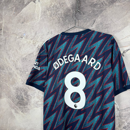 Arsenal 2021-2022 Third Jersey — Ødegaard #8 XL