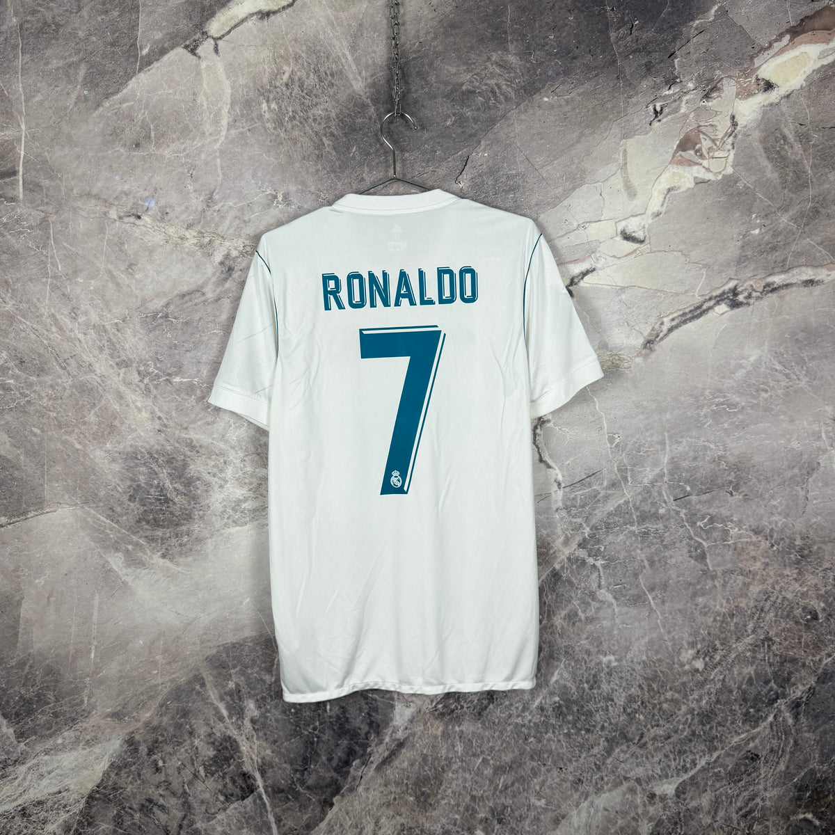 Real Madrid 2017-2018 Home Jersey — Ronaldo #7 M