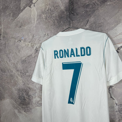 Real Madrid 2017-2018 Home Jersey — Ronaldo #7 M