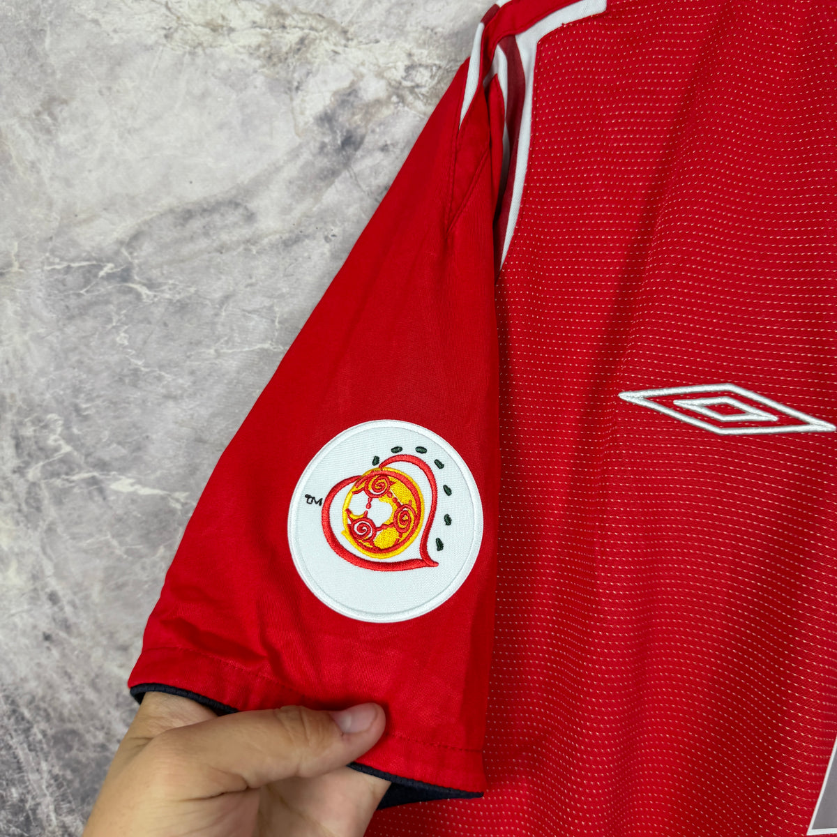 England 2004-2006 Away Jersey — Gerrard #4 XL