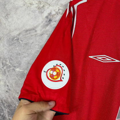 England 2004-2006 Away Jersey — Gerrard #4 XL