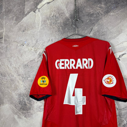 England 2004-2006 Away Jersey — Gerrard #4 XL