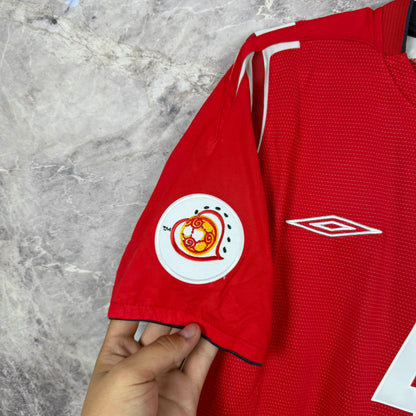 England 2004-2006 Away Jersey — Gerrard #4 M