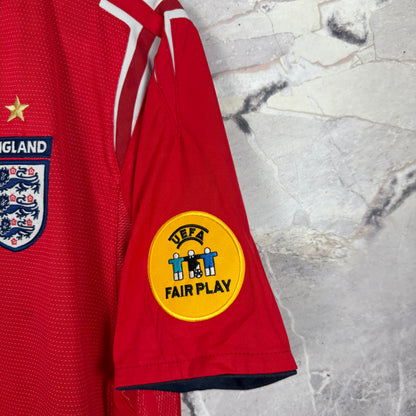 England 2004-2006 Away Jersey — Gerrard #4 M