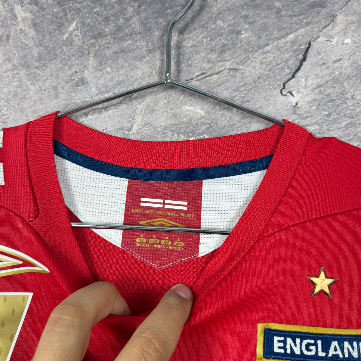 England 2006-2008 Away Jersey — Beckham #7 M