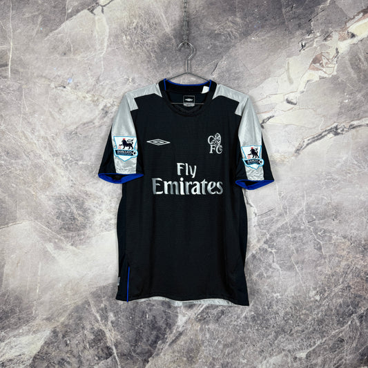 Chelsea 2004-2005 Away Jersey — Drogba #15 M
