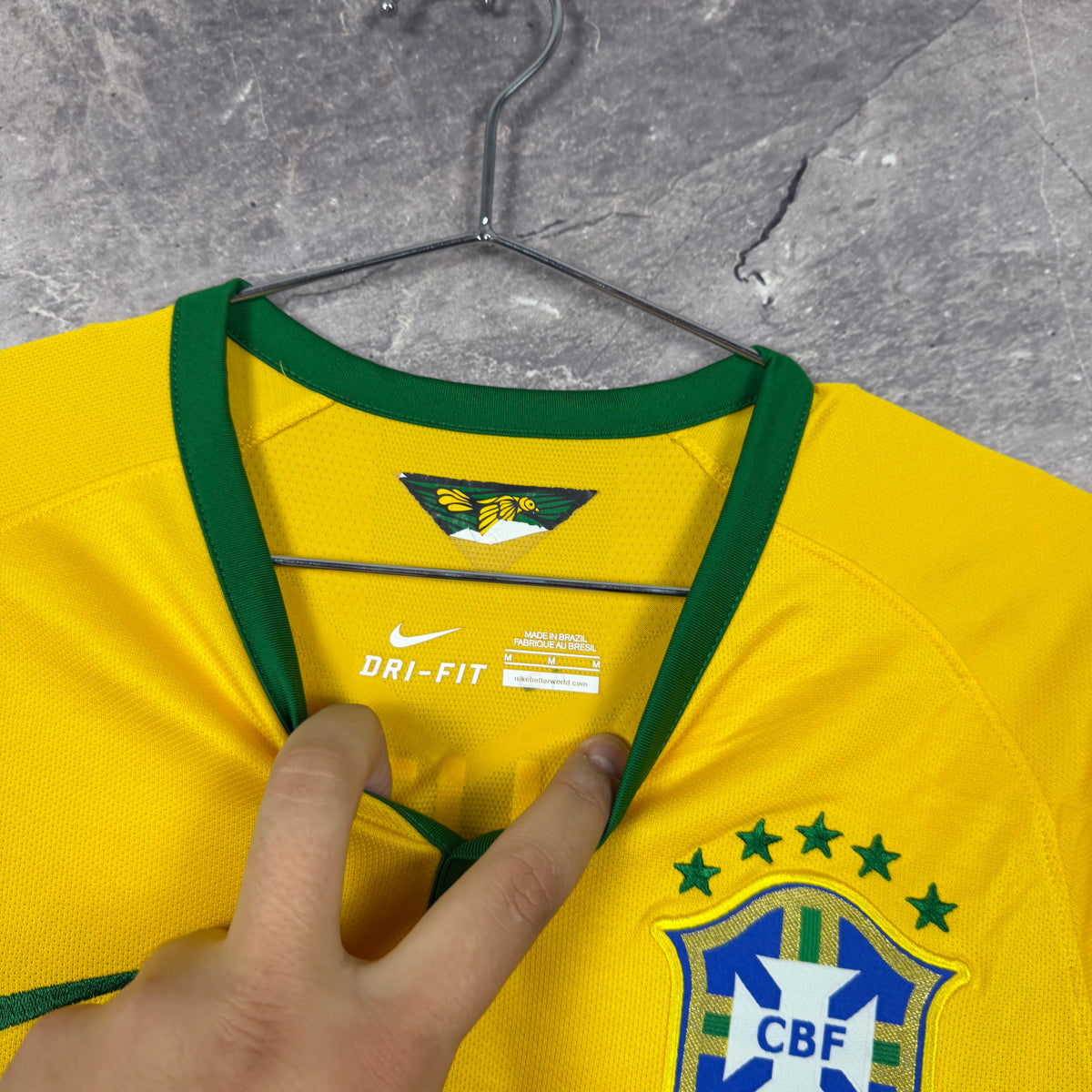 Brazil 2014-2015 Home Jersey — P. Coutinho #21 M
