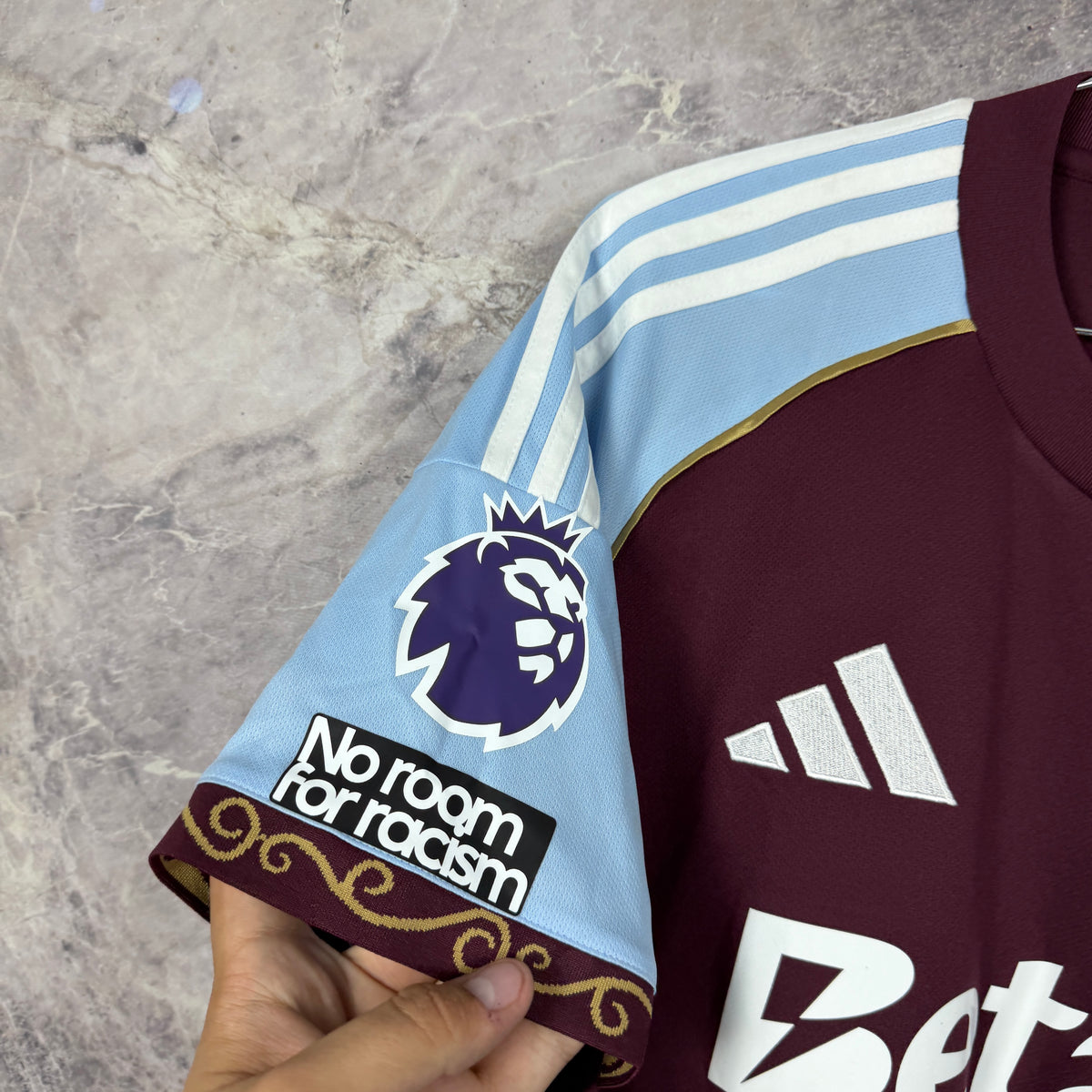 Aston Villa 2025-2026 Home Jersey — Watkins #11 L