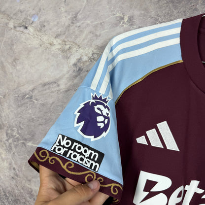 Aston Villa 2025-2026 Home Jersey — Watkins #11 L