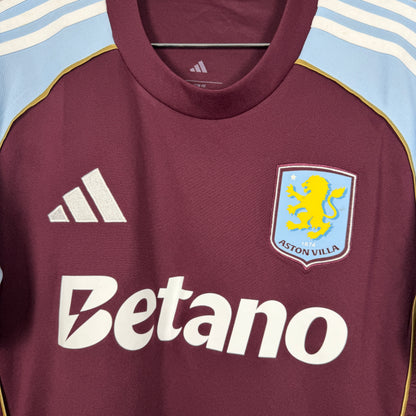 Aston Villa 2025-2026 Home Jersey — Watkins #11 L