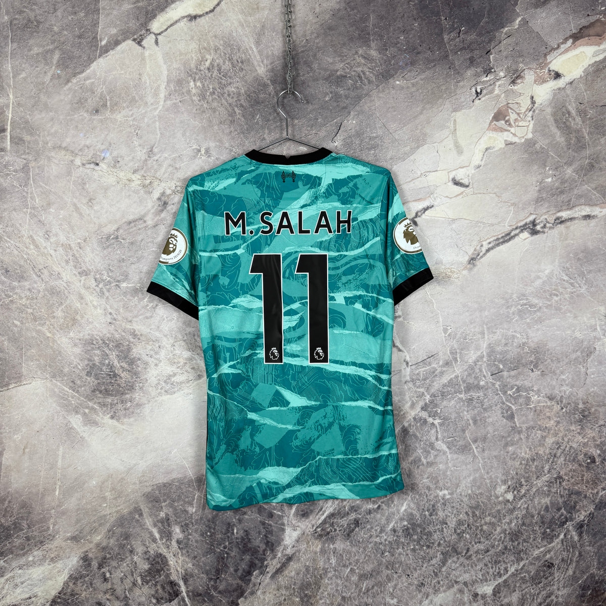 Liverpool 2020-2021 Away Jersey — M. Salah #11 S
