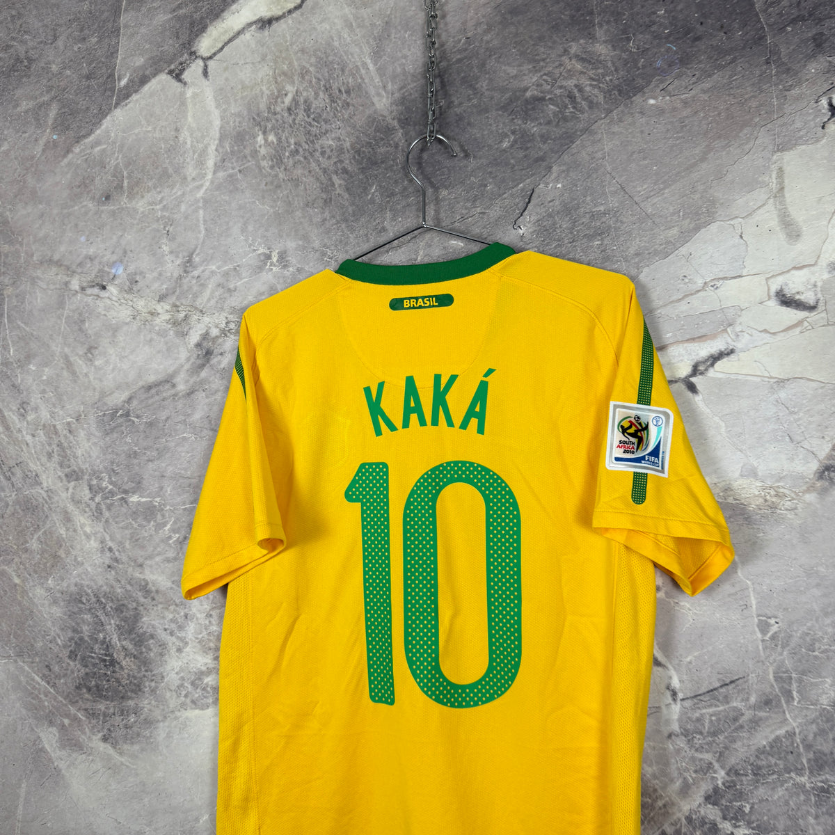 Brazil 2010-2011 Home Jersey — Kaká #10 S