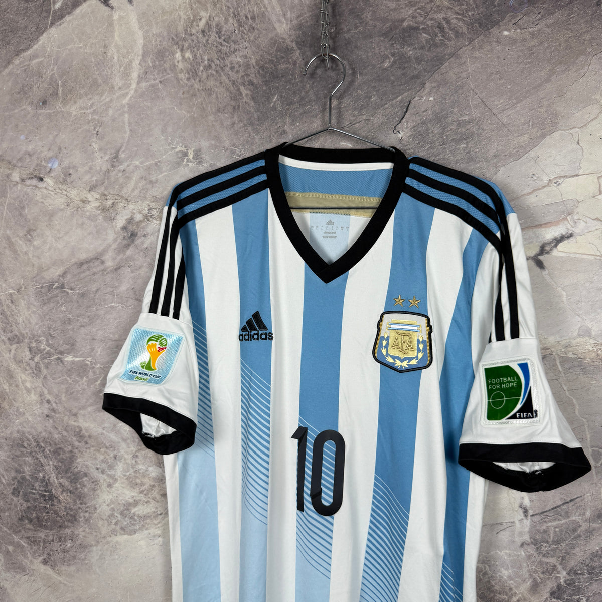 Argentina 2014-2015 Home Jersey — Messi #10 L