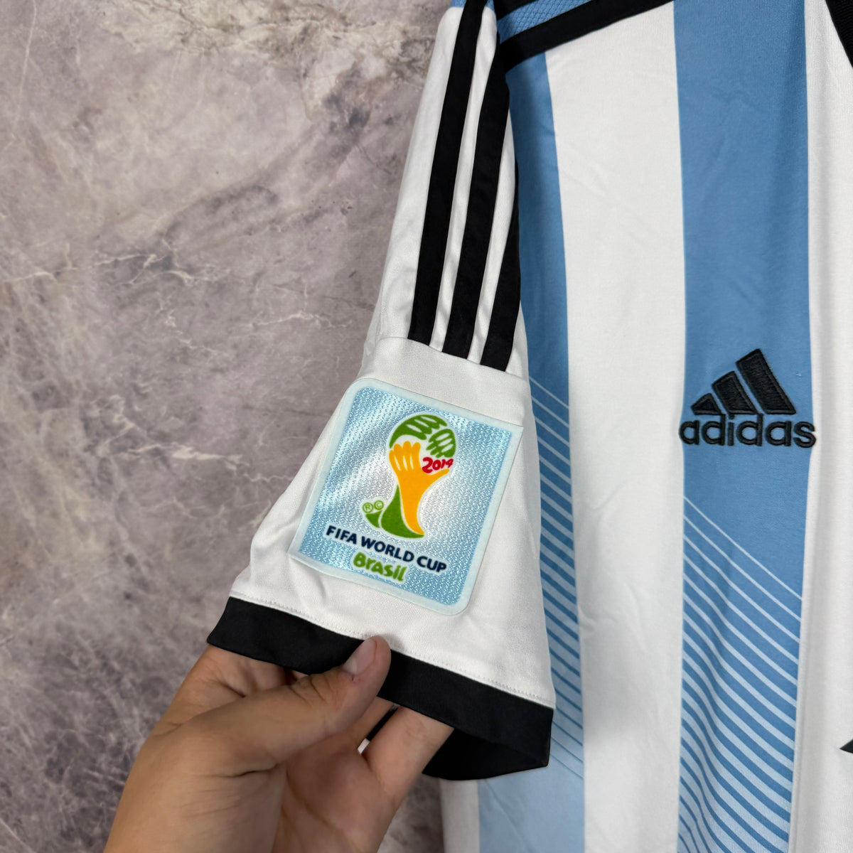 Argentina 2014-2015 Home Jersey — Messi #10 L