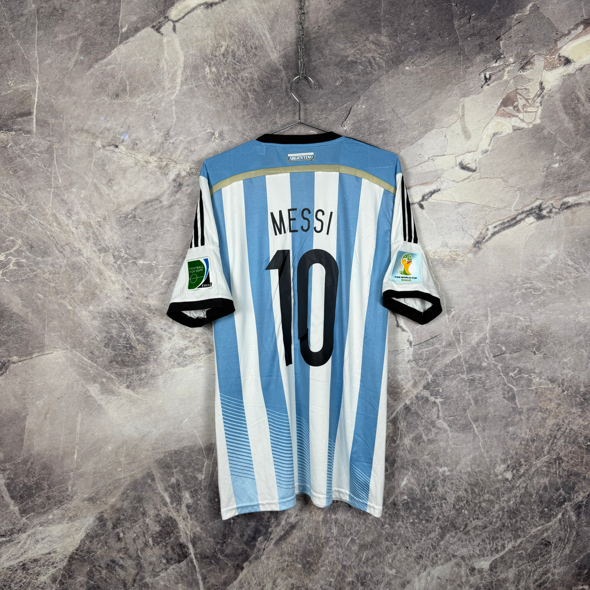 Argentina 2014-2015 Home Jersey — Messi #10 L