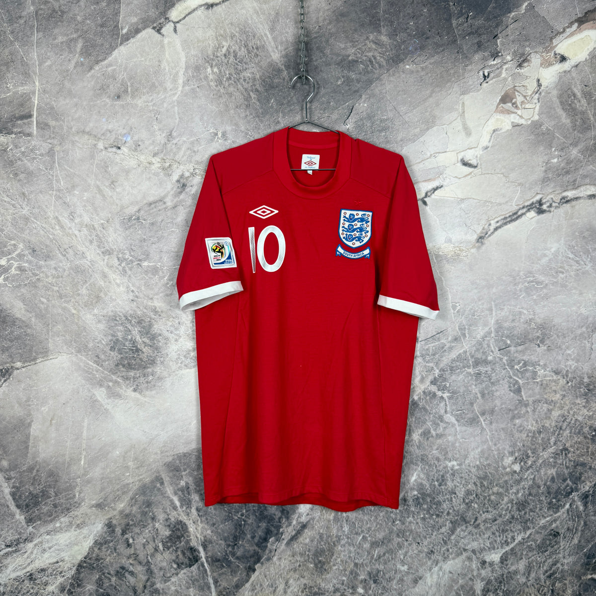 England 2010-2011 Away Jersey — Rooney #10 L