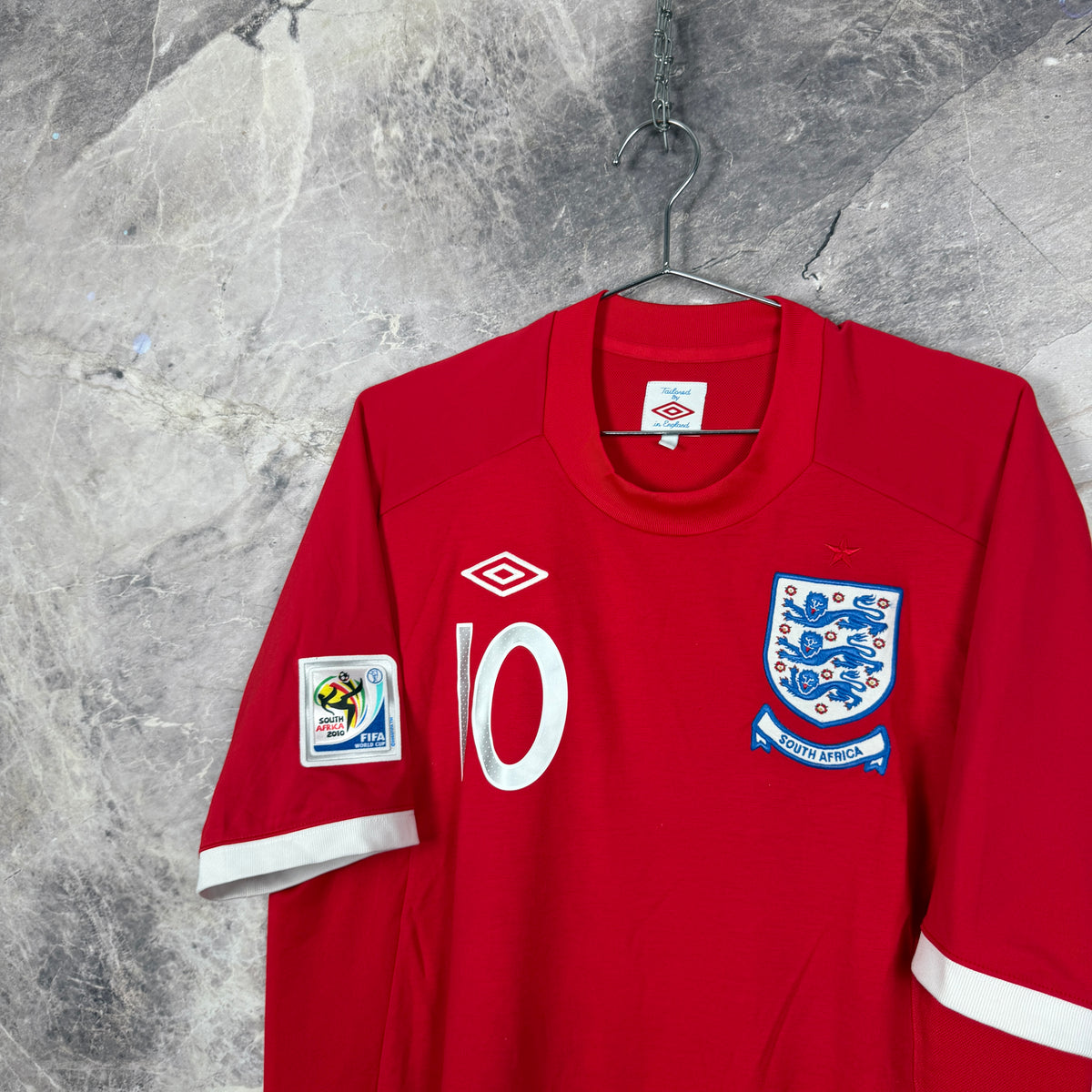 England 2010-2011 Away Jersey — Rooney #10 L