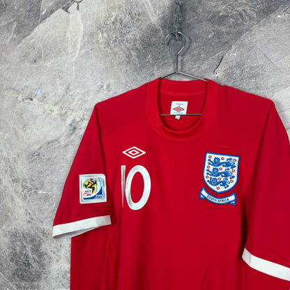 England 2010-2011 Away Jersey — Rooney #10 L